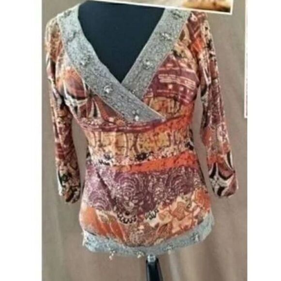 Lot of 5 tops size small. JTB 3/4 sleeve with empire twist size sm, PINK XS ligh - Picture 2 of 6